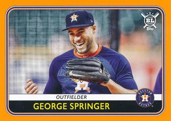 2020 Topps Big League - Orange #5 George Springer Front
