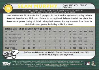 2020 Topps Big League - Orange #56 Sean Murphy Back
