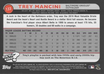 2020 Topps Big League - Orange #133 Trey Mancini Back