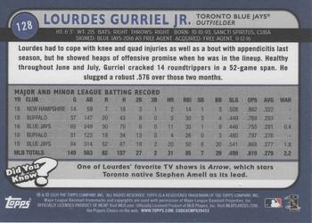 2020 Topps Big League - Black and White #128 Lourdes Gurriel Jr. Back