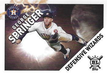 2020 Topps Big League - Defensive Wizards #DW-7 George Springer Front