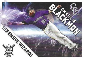 2020 Topps Big League - Defensive Wizards #DW-10 Charlie Blackmon Front