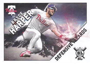 2020 Topps Big League - Defensive Wizards #DW-12 Bryce Harper Front