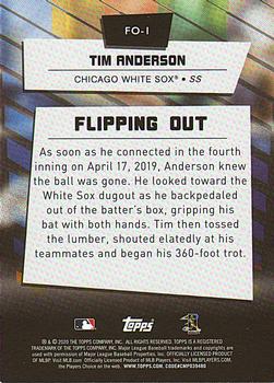 2020 Topps Big League - Flipping Out #FO-1 Tim Anderson Back