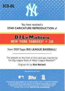 2020 Topps Big League - Star Caricature Reproductions #SCO-DL DJ LeMahieu Back