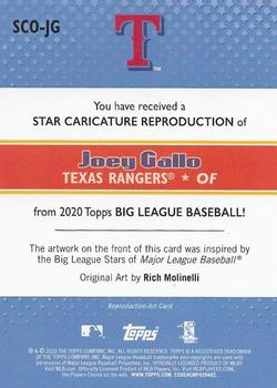 2020 Topps Big League - Star Caricature Reproductions #SCO-JG Joey Gallo Back