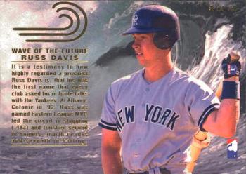 1993 Flair - Wave of the Future #3 Russ Davis  Back