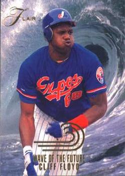 1993 Flair - Wave of the Future #5 Cliff Floyd  Front