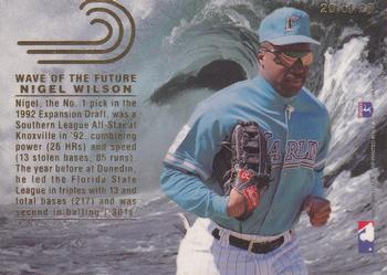 Nigel Wilson Signed 1994 Bowman Baseball Card - Florida Marlins – PastPros