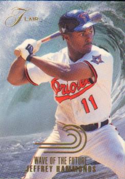 1993 Flair - Wave of the Future #6 Jeffrey Hammonds  Front