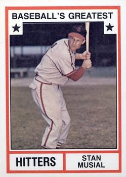 1982 TCMA Baseball's Greatest Hitters (White Back) #2 Stan Musial Front