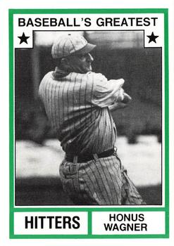 1982 TCMA Baseball's Greatest Hitters (White Back) #31 Honus Wagner Front