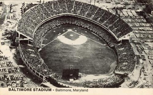 1974 TCMA Ballparks Postcards #NNO Baltimore Stadium Front