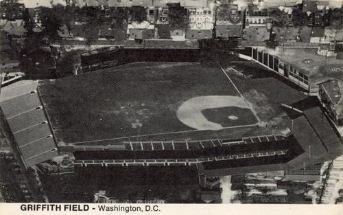 1974 TCMA Ballparks Postcards #NNO Griffith Stadium Front