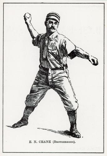 1973 TCMA 1890 Harper's Weekly Base-Ball Season of 1890 #NNO Ed Crane Front