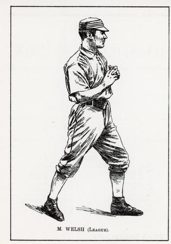 1973 TCMA 1890 Harper's Weekly Base-Ball Season of 1890 #NNO Mickey Welch Front