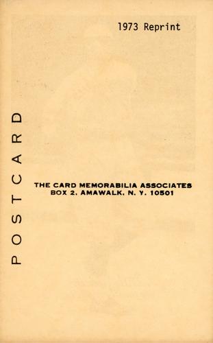 1973 TCMA 1922 Exhibits (reprint) #NNO Bill Jacobson Back