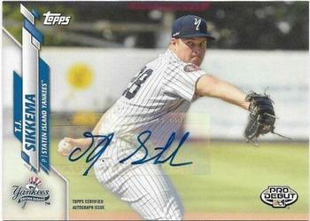 2020 Topps Pro Debut - Autographs #PD-145 T.J. Sikkema Front
