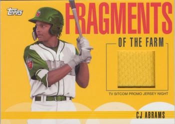 2020 Topps Pro Debut - Fragments of the Farm Relics #FF-ON CJ Abrams Front