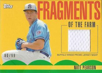 2020 Topps Pro Debut - Fragments of the Farm Relics Green #FF-BW Nate Pearson Front