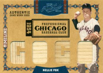 2008 Playoff Prime Cuts - Timeline Materials Custom Nicknames #33 Nellie Fox Front