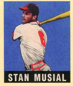 1948-49 Leaf (Reprint) #4 Stan Musial Front