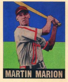 1948-49 Leaf (Reprint) #97 Marty Marion Front
