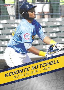 2018 Choice Myrtle Beach Pelicans #16 Kevonte Mitchell Front