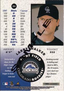 1998 Pinnacle Mint Collection - Samples #24 Larry Walker Back