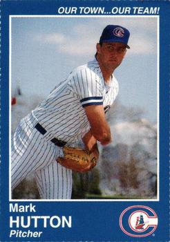 1995 Columbus Clippers Souvenir Program and Yearbook #NNO Mark Hutton Front