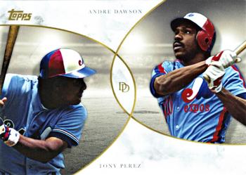 2020 Topps On-Demand Set 9: Dynamic Duals #20 Tony Perez / Andre Dawson Front