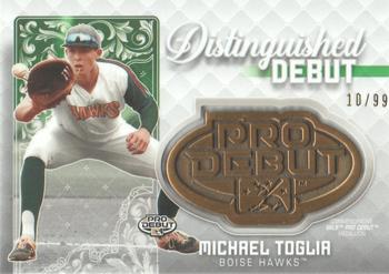 2020 Topps Pro Debut - Distinguished Debut Medallions #DD-MT Michael Toglia Front