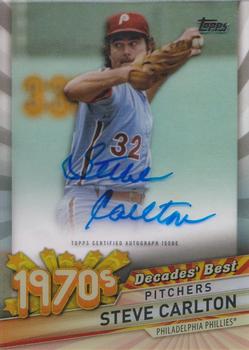 2020 Topps Clearly Authentic - Decades' Best Autographs #DBA-SC Steve Carlton Front