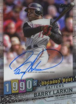2020 Topps Clearly Authentic - Decades' Best Autographs #DBA-BL Barry Larkin Front