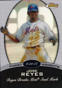 2008 Finest - Finest Moments #FM-JR Jose Reyes Front