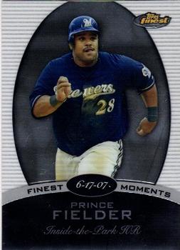 2008 Finest - Finest Moments #FM-PF Prince Fielder Front