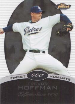2008 Finest - Finest Moments #FM-TH Trevor Hoffman Front
