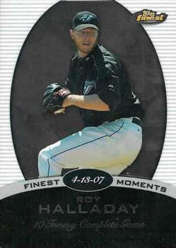 2008 Finest - Finest Moments #FM-ROH Roy Halladay Front