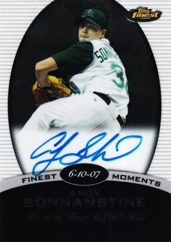 2008 Finest - Finest Moments Autographs #FMA-AS Andy Sonnanstine Front