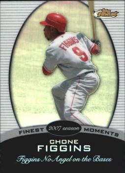 2008 Finest - Finest Moments Refractors #FM-CF Chone Figgins Front