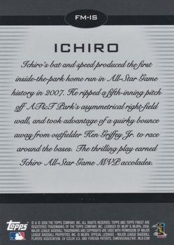 2008 Finest - Finest Moments Refractors #FM-IS Ichiro Back