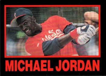 1990 St☆r Big League Yellow & Blue (unlicensed) #NNO Michael Jordan Front