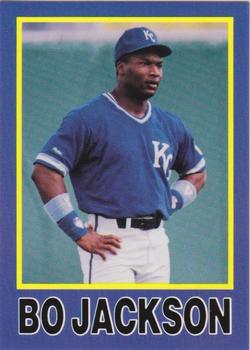 1990 St☆r Big League Yellow & Blue (unlicensed) #NNO Bo Jackson Front