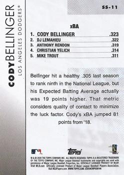 2020 Topps - Significant Statistics #SS-11 Cody Bellinger Back