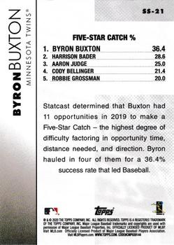 2020 Topps - Significant Statistics #SS-21 Byron Buxton Back