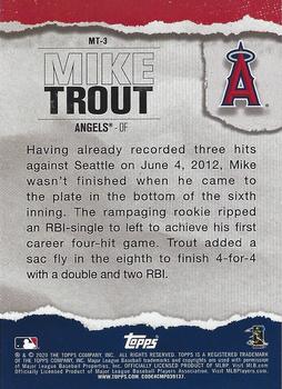 2020 Topps - Topps Player of the Decade: Mike Trout #MT-3 Mike Trout Back