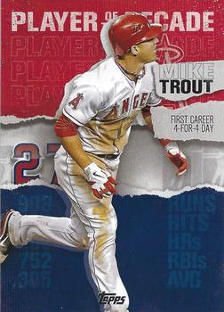 2020 Topps - Topps Player of the Decade: Mike Trout #MT-3 Mike Trout Front