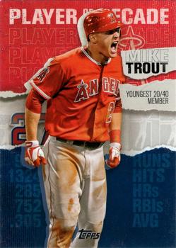 2020 Topps - Topps Player of the Decade: Mike Trout #MT-7 Mike Trout Front