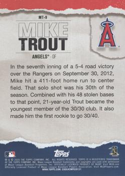 2020 Topps - Topps Player of the Decade: Mike Trout #MT-9 Mike Trout Back
