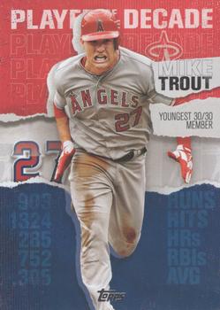 2020 Topps - Topps Player of the Decade: Mike Trout #MT-9 Mike Trout Front